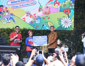 Pertamina Eco RunFest 2023 Serahkan Aksi Kemanusiaan untuk Palestina