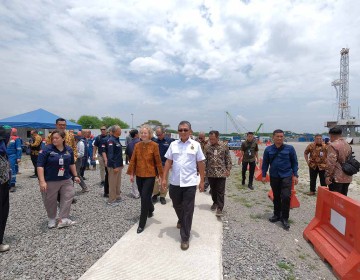 Menteri ESDM Tinjau Tajak Sumur Infill dan Clastic Banyu Urip