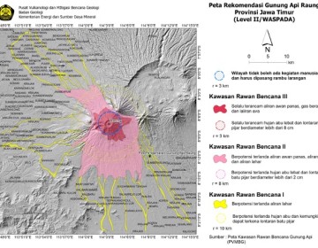 Status Gunung Raung Naik Jadi Waspada