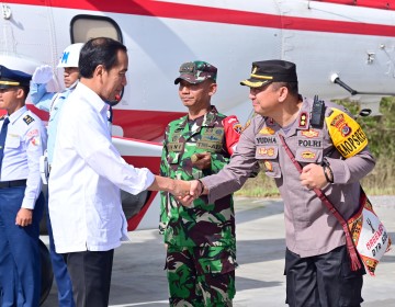 Kunjungan Kerja Presiden Jokowi ke Kabupaten Nagekeo Dikawal Pengamanan VVIP TNI – POLRI 