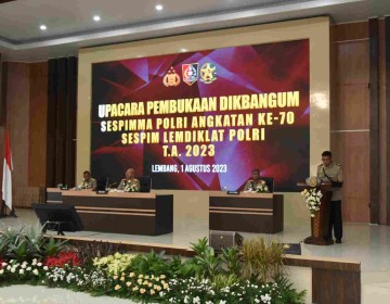 Kasespim Lemdiklat Polri: Peserta Didik Sespimma ke-70 Harus 'Nguwongke'