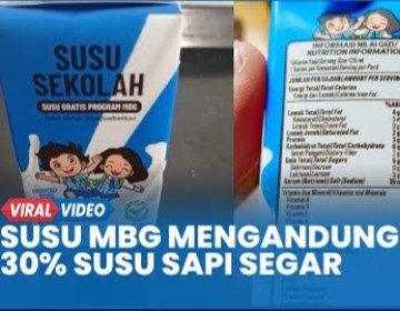 Susu MBG Hanya Mengandung 30 Persen Susu Segar? Ini Penjelasan Profesor Susu