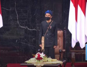 Berbaju Adat Baduy, Presiden Sampaikan Pidato Kenegaraan di Gedung Nusantara