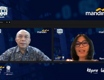 Perkuat Kemandirian Jangka Panjang Mahasiswa, Bank Mandiri Sasar Investor Milenial