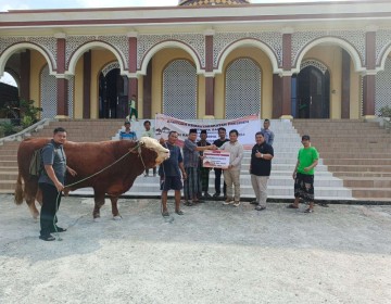 Otorita IKN Hibahkan Sapi Pemberian Presiden Jokowi ke Masjid Darussalam Sepaku